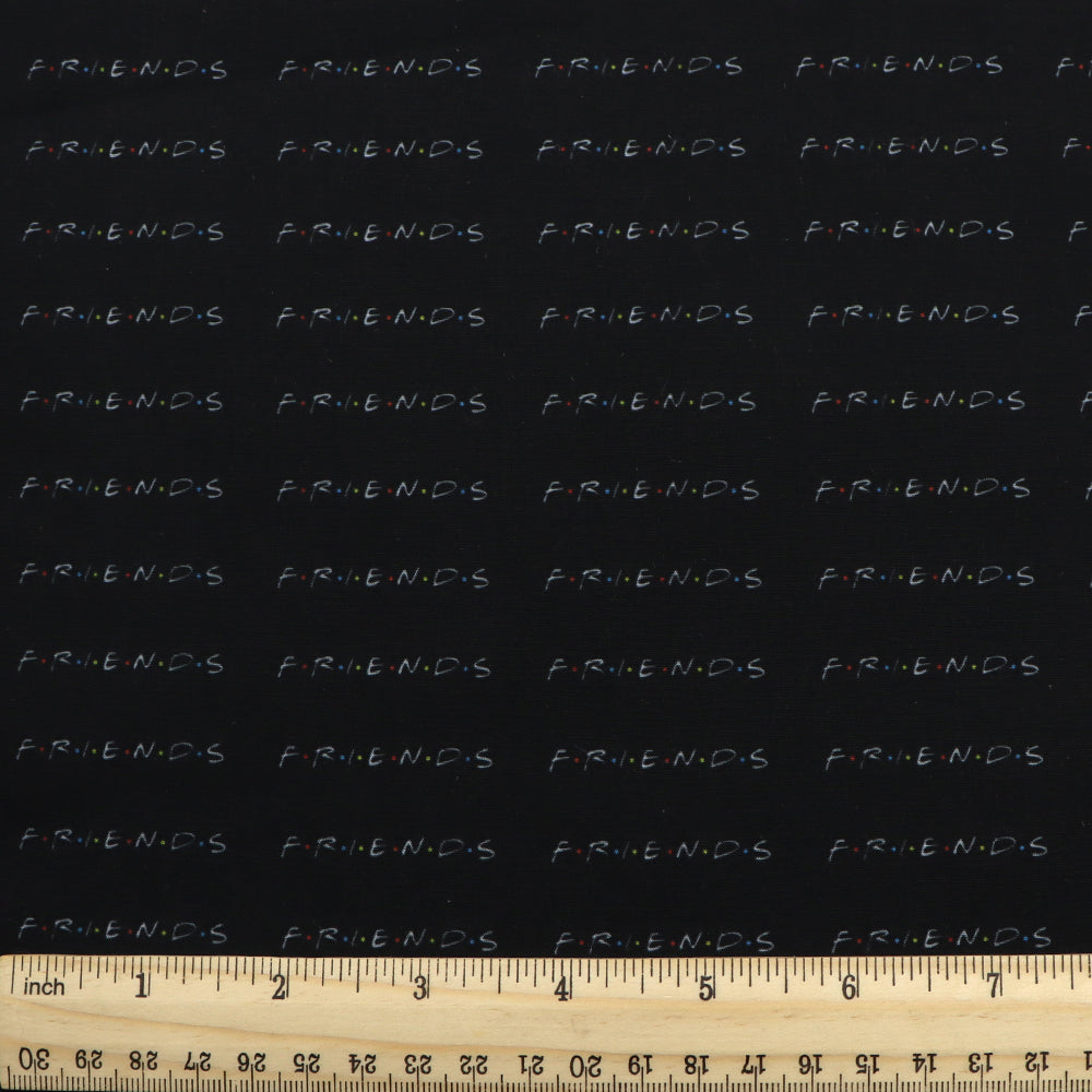 black series printed fabric