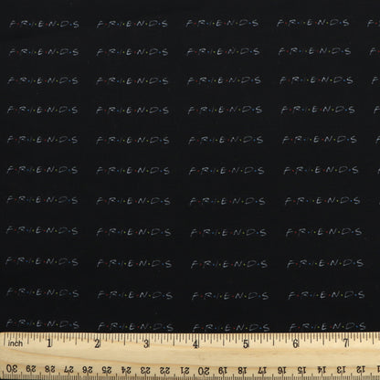 black series printed fabric