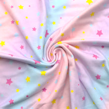 Load image into Gallery viewer, star starfish gradient color printed fabric
