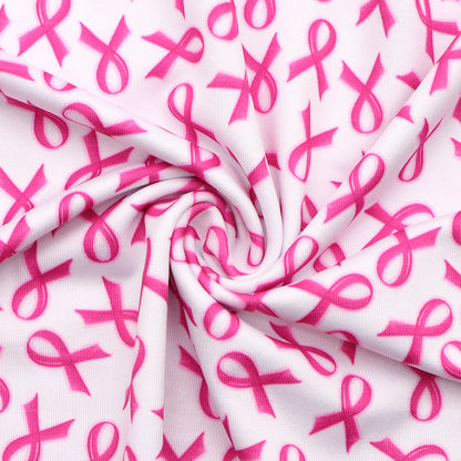 breast cancer printed fabric