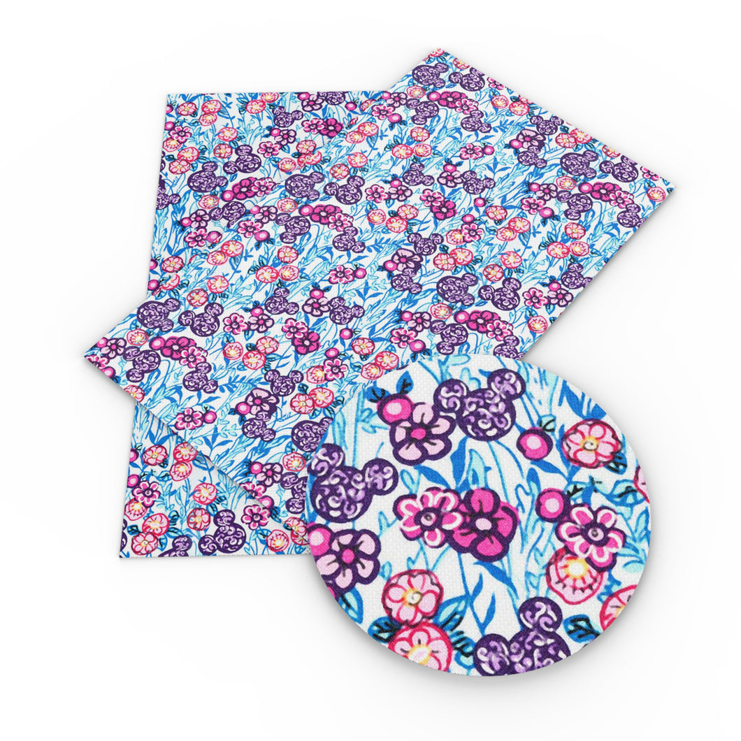 plant flower floral printed fabric