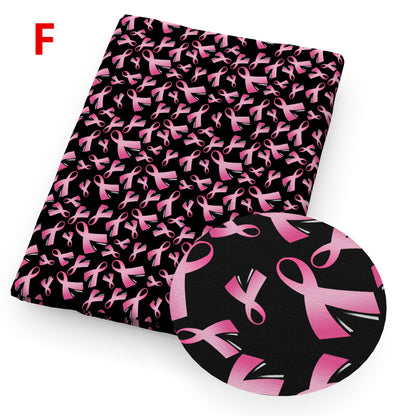 breast cancer printed fabric