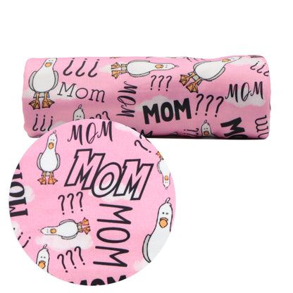 mother printed fabric