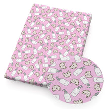 Load image into Gallery viewer, pink series milk best friend bff printed fabric
