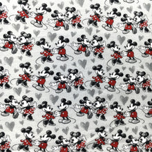 Load image into Gallery viewer, heart love valentines day black series printed fabric
