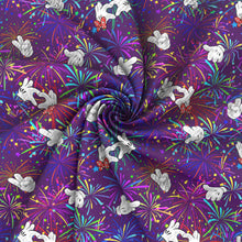 Load image into Gallery viewer, gloves firework purple series printed fabric
