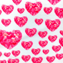 Load image into Gallery viewer, valentines day pink series heart love printed fabric
