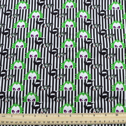 snake pattern stripe printed fabric