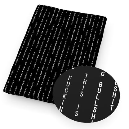 swear printed fabric
