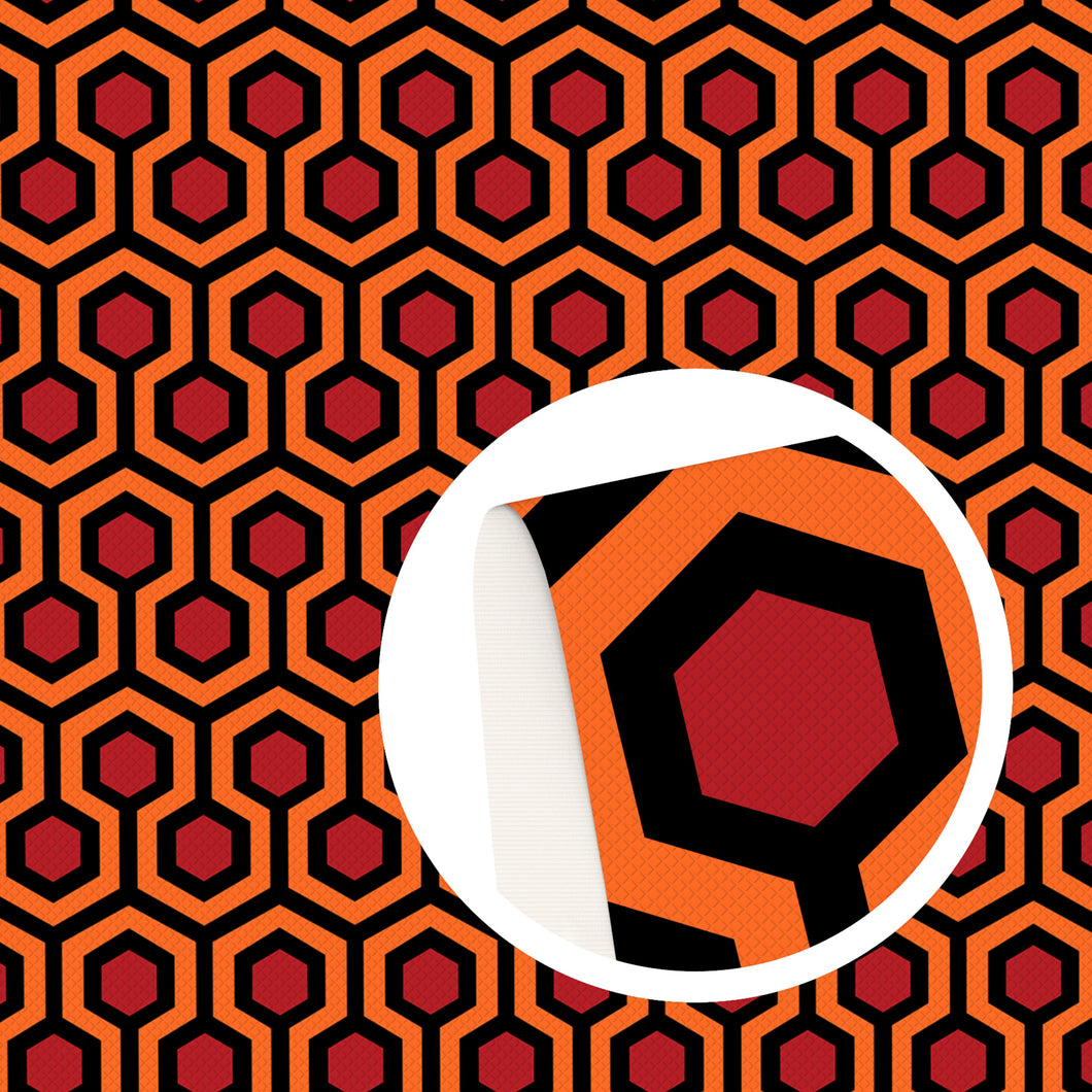 geometric patterns hexagon printed fabric