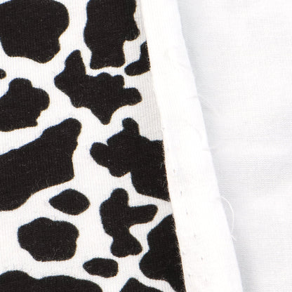 cow pattern printed fabric