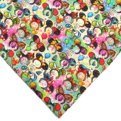 crochet headband hairband printed fabric