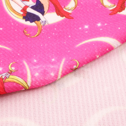 red series printed fabric