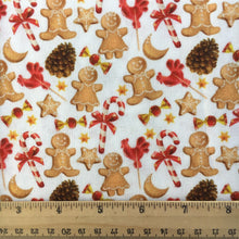 Load image into Gallery viewer, christmas day gingerbread man crutch candy sweety star starfish printed fabric
