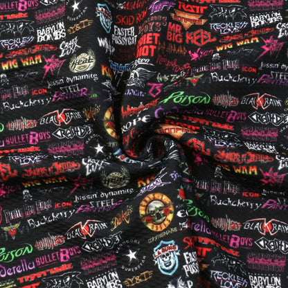 gun flower floral printed fabric