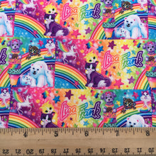 Load image into Gallery viewer, rainbow color star starfish dog puppy printed fabric
