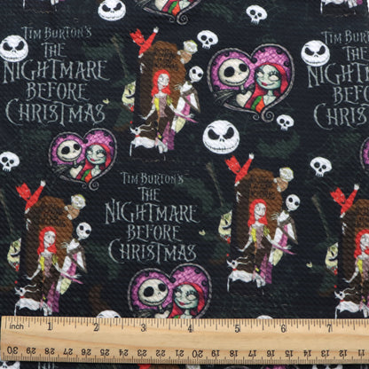 heart love printed fabric