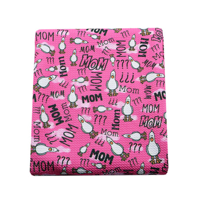 mother printed fabric