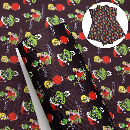 christmas day printed fabric