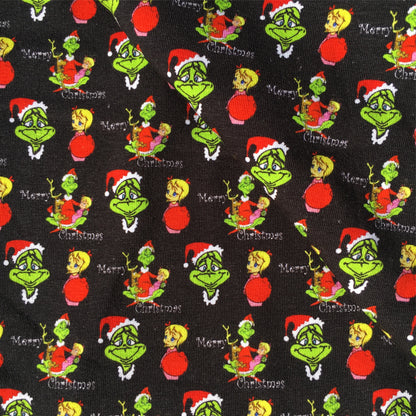 christmas day printed fabric