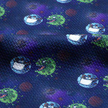 Load image into Gallery viewer, nurses doctor health planet solar system galaxy printed fabric
