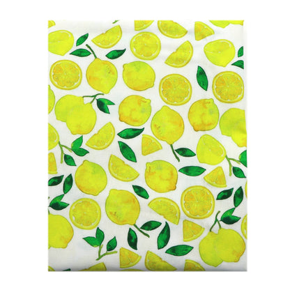 fruit lemon printed fabric