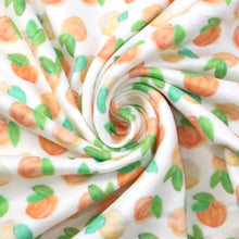 Load image into Gallery viewer, fruit peach printed fabric
