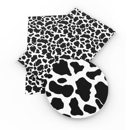 cow pattern printed fabric