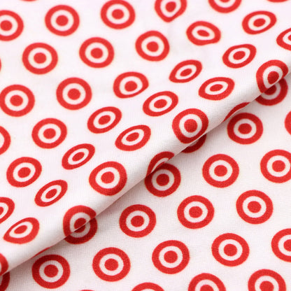 dots spot printed fabric