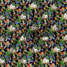 Load image into Gallery viewer, christmas day christmas tree dog puppy printed fabric

