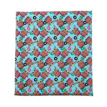 Load image into Gallery viewer, green series donuts printed fabric
