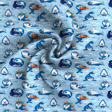 Load image into Gallery viewer, fish round oval the seal printed fabric
