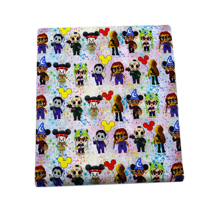 paint splatter printed fabric