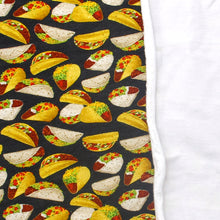 Load image into Gallery viewer, go vegan taco yellow series black series printed fabric
