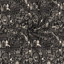 Load image into Gallery viewer, bat printed fabric
