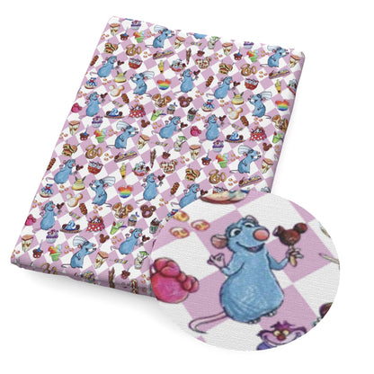 pink series rhombus printed fabric