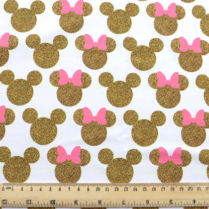 gold series printed fabric