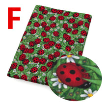 Load image into Gallery viewer, ladybug printed fabric
