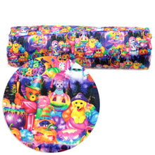 Load image into Gallery viewer, rainbow color dog puppy printed fabric
