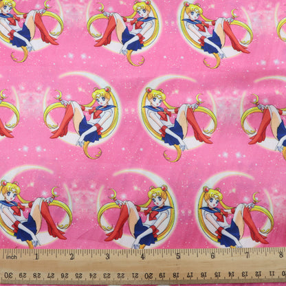 red series printed fabric