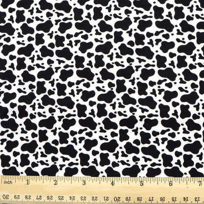 cow pattern printed fabric
