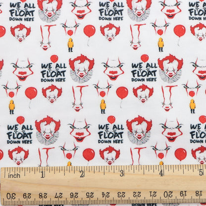 red series printed fabric