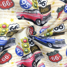 Load image into Gallery viewer, u.s. route 66 printed fabric
