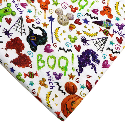 spider spider web printed fabric