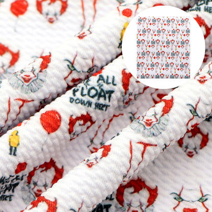 red series printed fabric