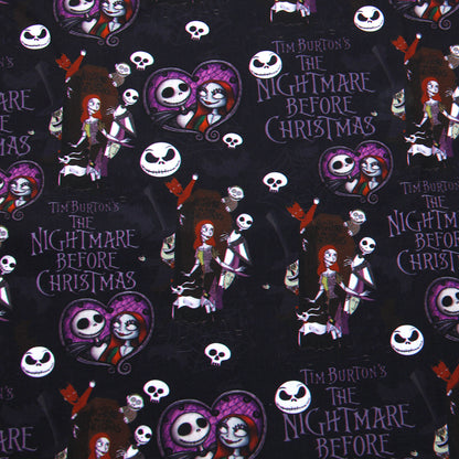 heart love printed fabric