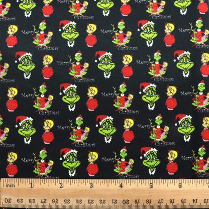 christmas day printed fabric