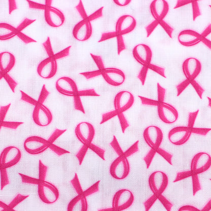breast cancer printed fabric