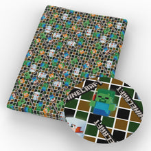 Load image into Gallery viewer, minecraft printed fabric
