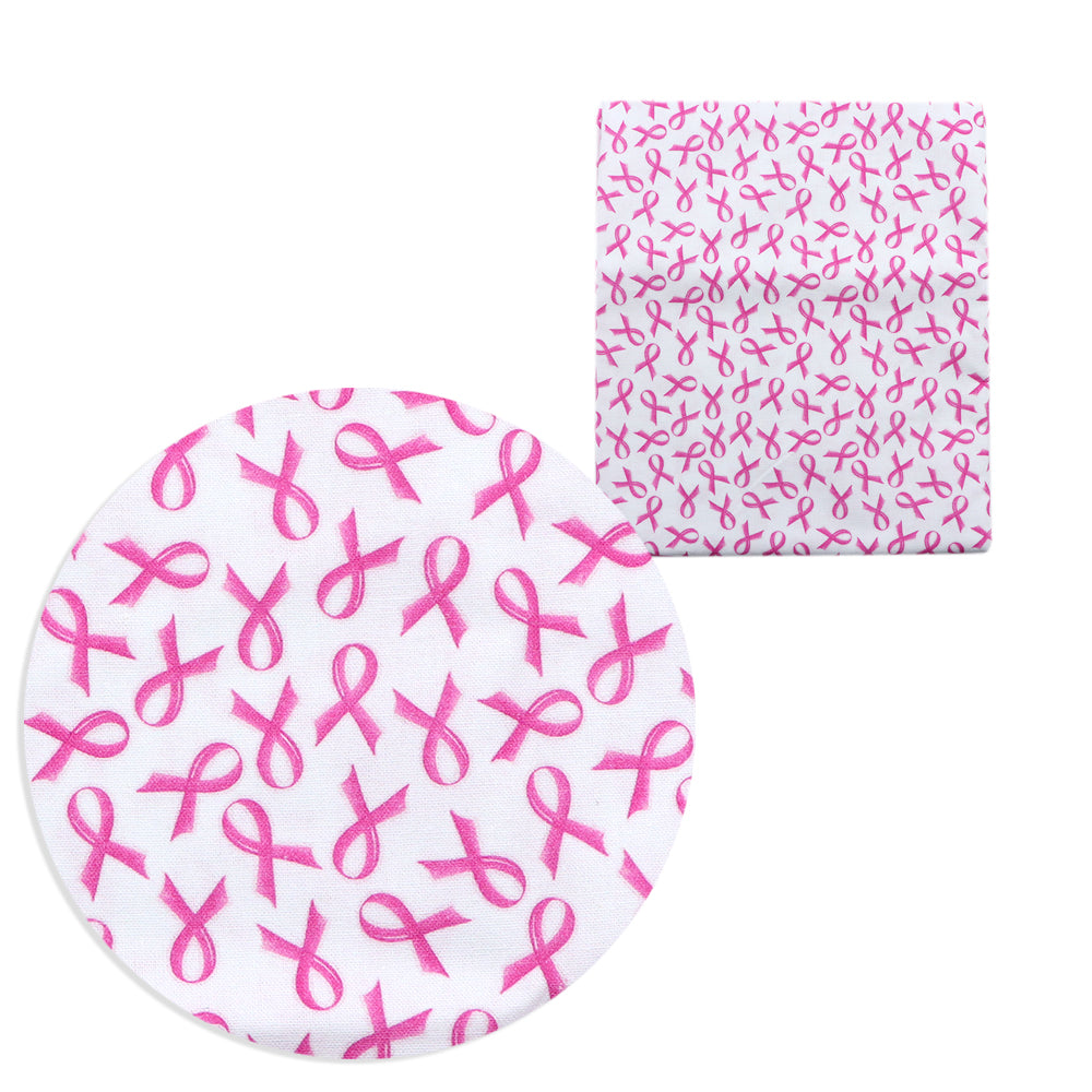 breast cancer printed fabric